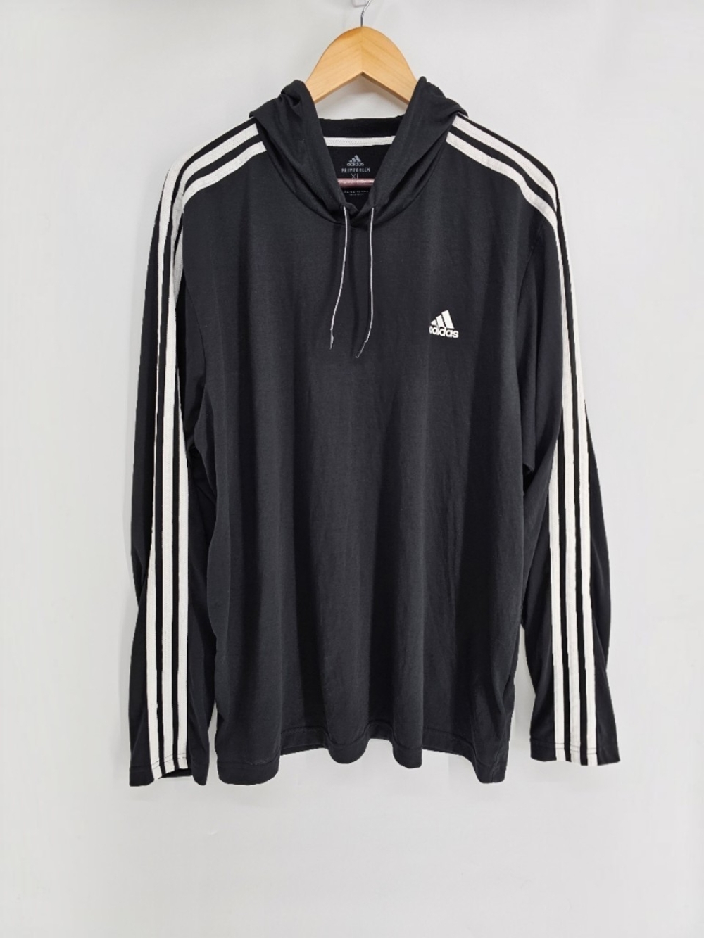 Adidas Primegreen AEROREADY Lightweight Hooded Long Sleeve Shirt Black Men's XL